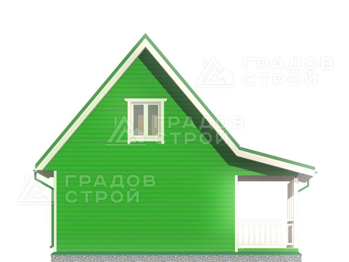 Дом из бруса "Волга"