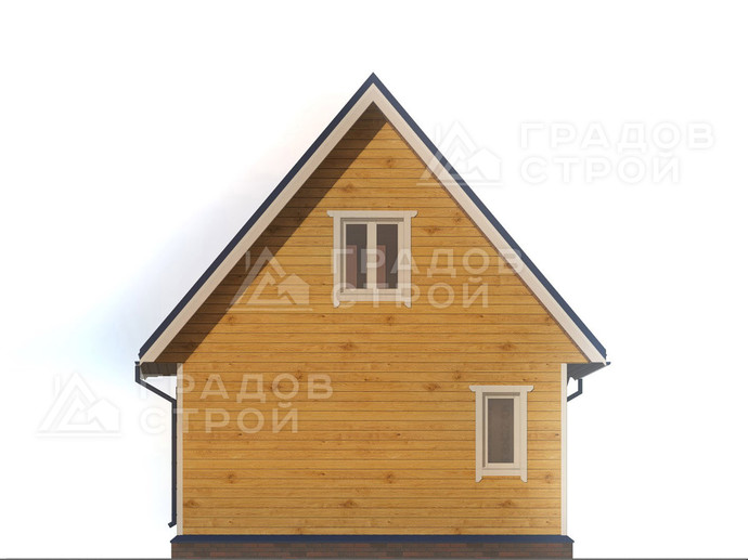 Дом из бруса "Теплый"