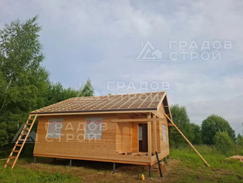 Каркасный дом 8х8 по проекту 