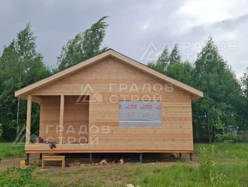 Каркасный дом 8х8 по проекту 