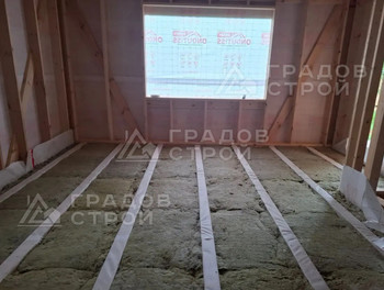 Каркасный дом 8х8 по проекту 