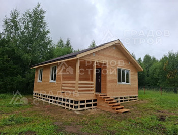 Каркасный дом 8х8 по проекту 