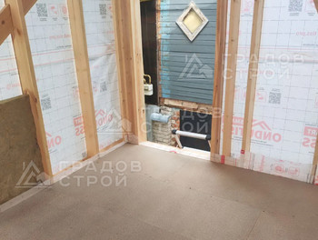 Каркасный дом 6 х 6 по индивидуальному проекту