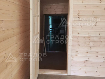 Каркасный дом 6 х 6 по индивидуальному проекту