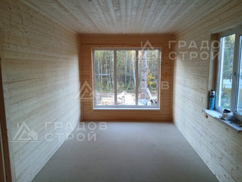 Каркасный дом 8х8 м по проекту 