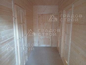 Каркасный дом 8х8 м по проекту 