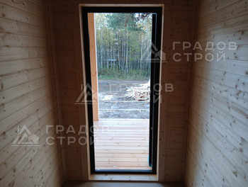Каркасный дом 8х8 м по проекту 