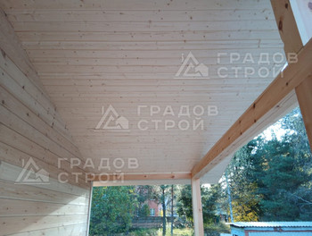 Каркасный дом 8х8 м по проекту 