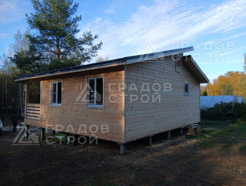 Каркасный дом 8х8 м по проекту 