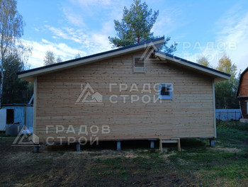 Каркасный дом 8х8 м по проекту 