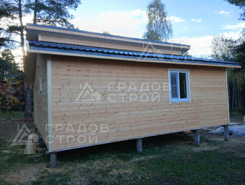 Каркасный дом 8х8 м по проекту 