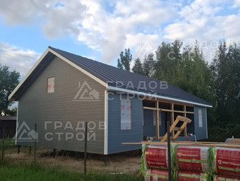 Каркасный дом 14х8 по индивидуальному проекту
