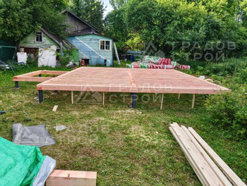 Каркасный дом 7х 6 м по проекту 