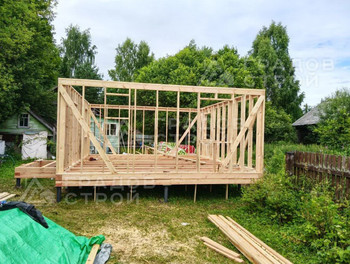 Каркасный дом 7х 6 м по проекту 