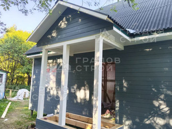 Каркасный дом 7х 6 м по проекту 